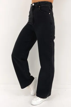 A 94 High & Wide Jean Charo Black