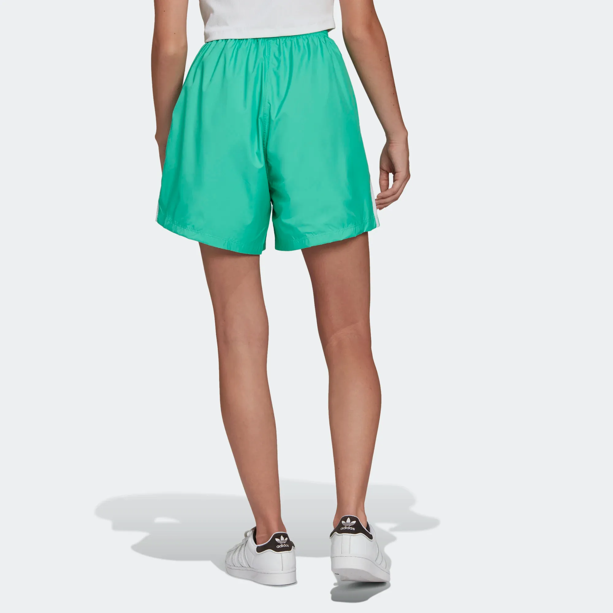 Adidas Women's Adicolor Classics Ripstop Shorts - Hi-Res Green