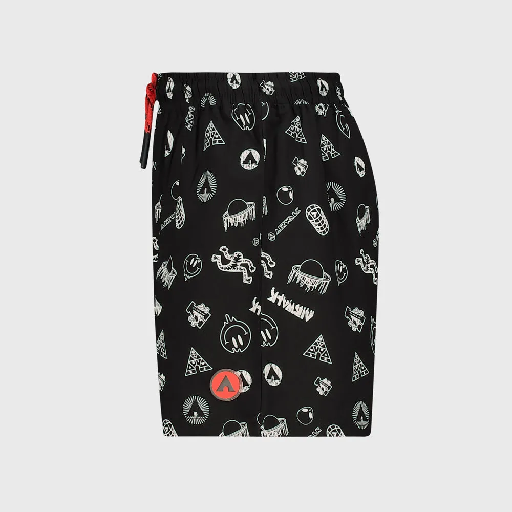 Airwalk Youth Deck AOP  Shorts Black/Multi