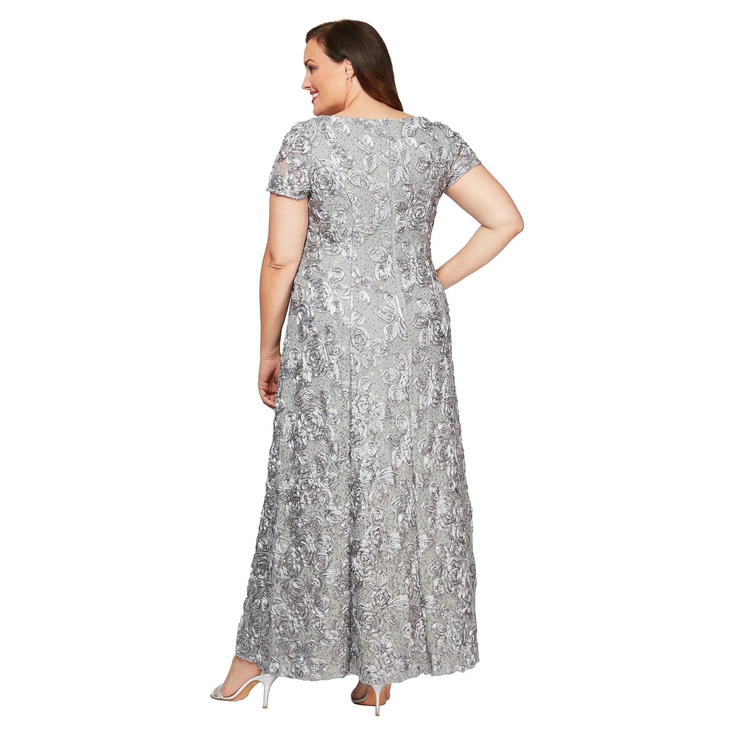 Alex Evenings AE412788 Plus Size Long Formal Dress