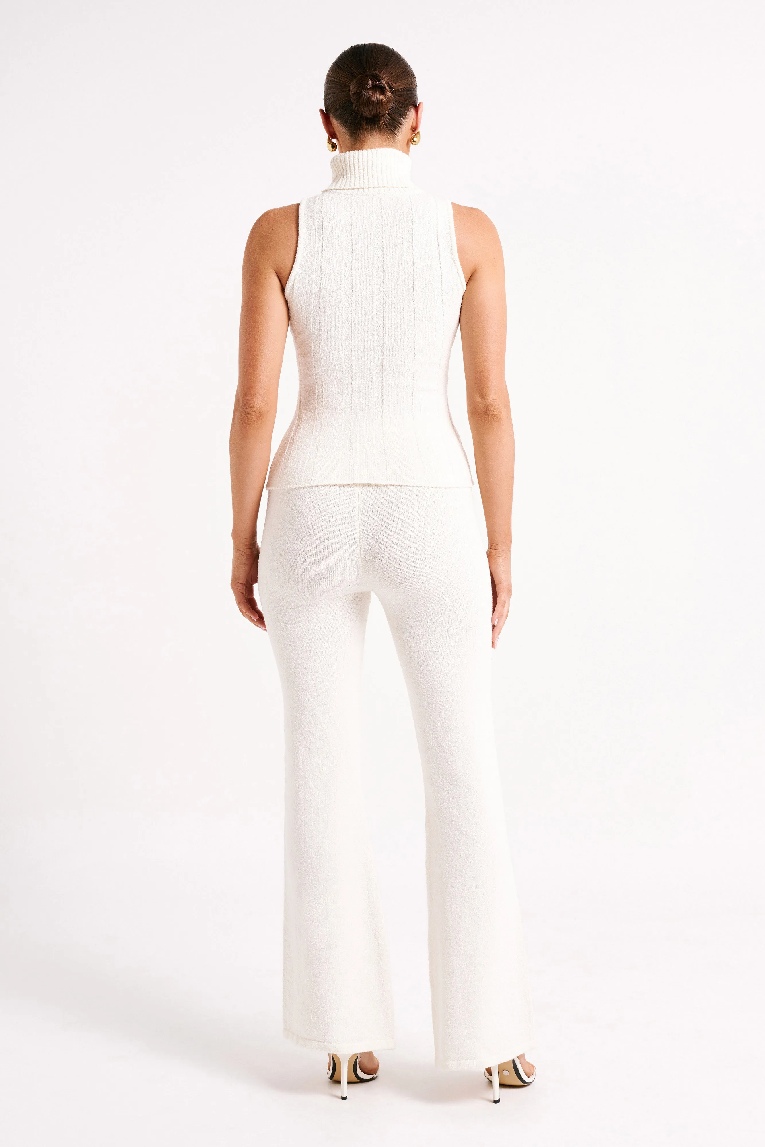 Angelina Knit Pants - Ivory