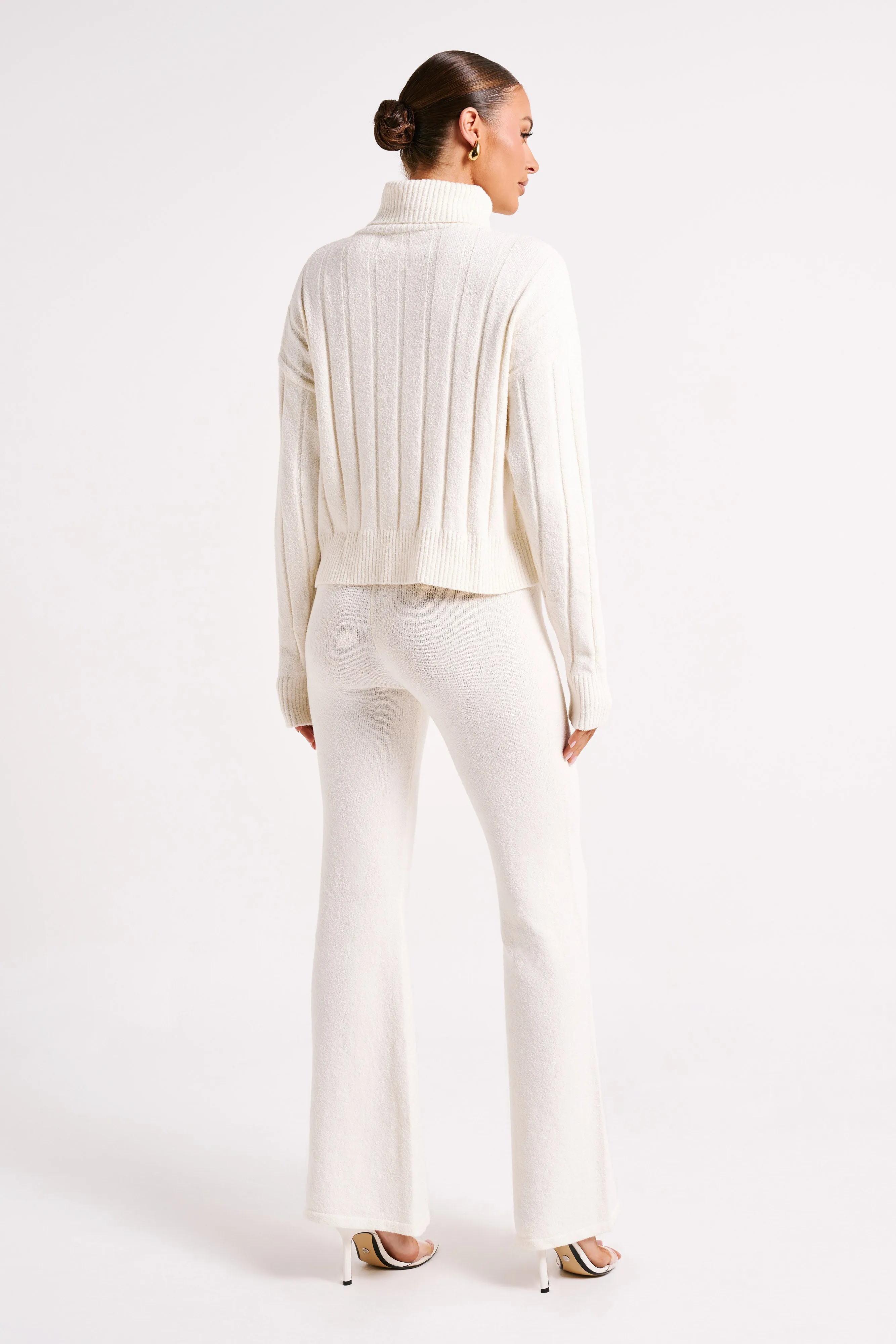 Angelina Knit Pants - Ivory