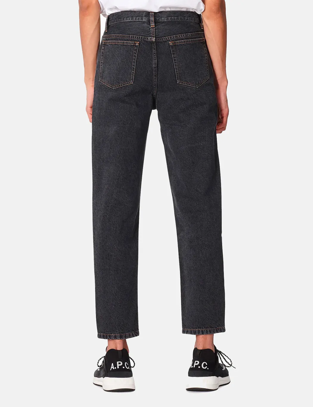 A.P.C. Martin Tapered Jean - Delave Black