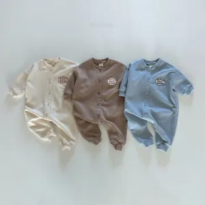 Baby Boys Solid Color Jumpsuits Wholesale 23113037