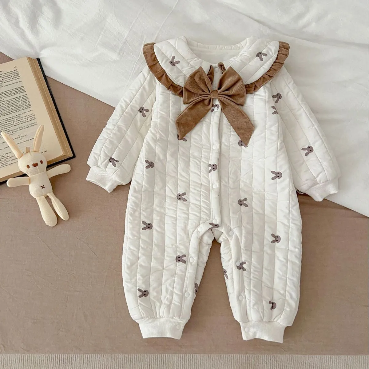 Baby Kid Girls Cartoon Print Jumpsuits Wholesale 231130175