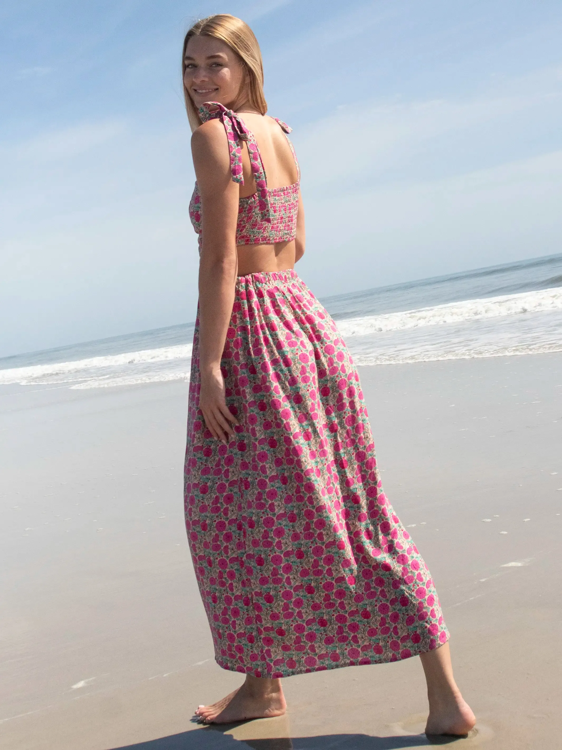 Courtney Maxi Dress - Pink Puff Floral