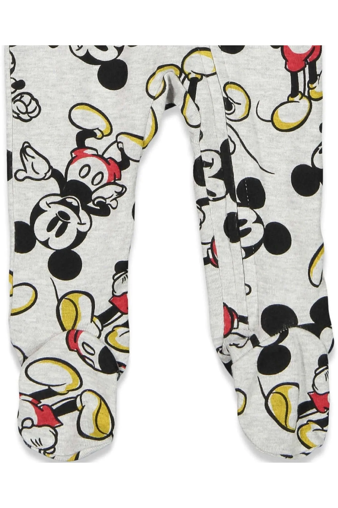 Disney Mickey Mouse 2 Pack Zip Up Long Sleeve Sleep N' Play Coveralls