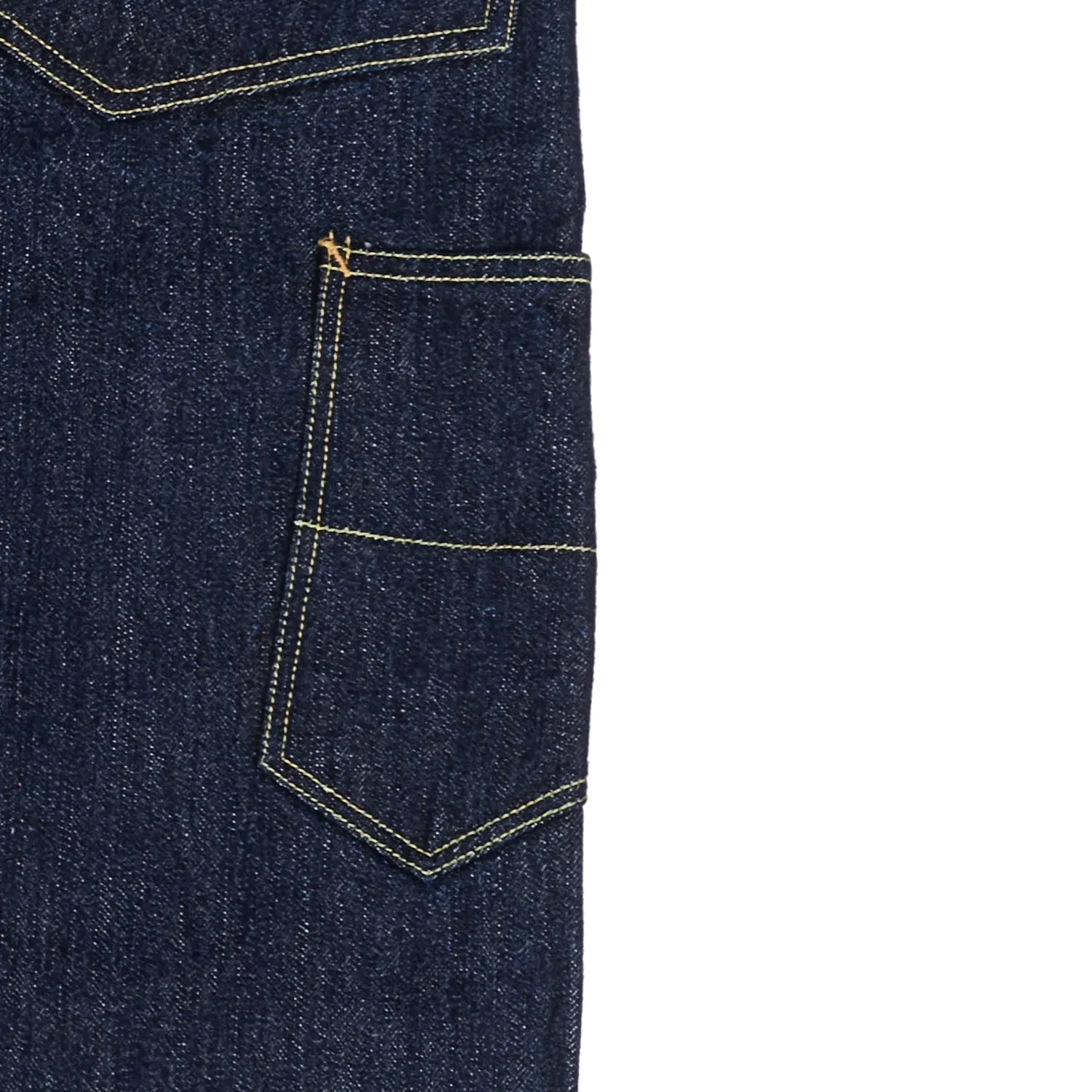 Freewheelers 2022004 'Bake Head' 14oz Denim Overall - Rinsed