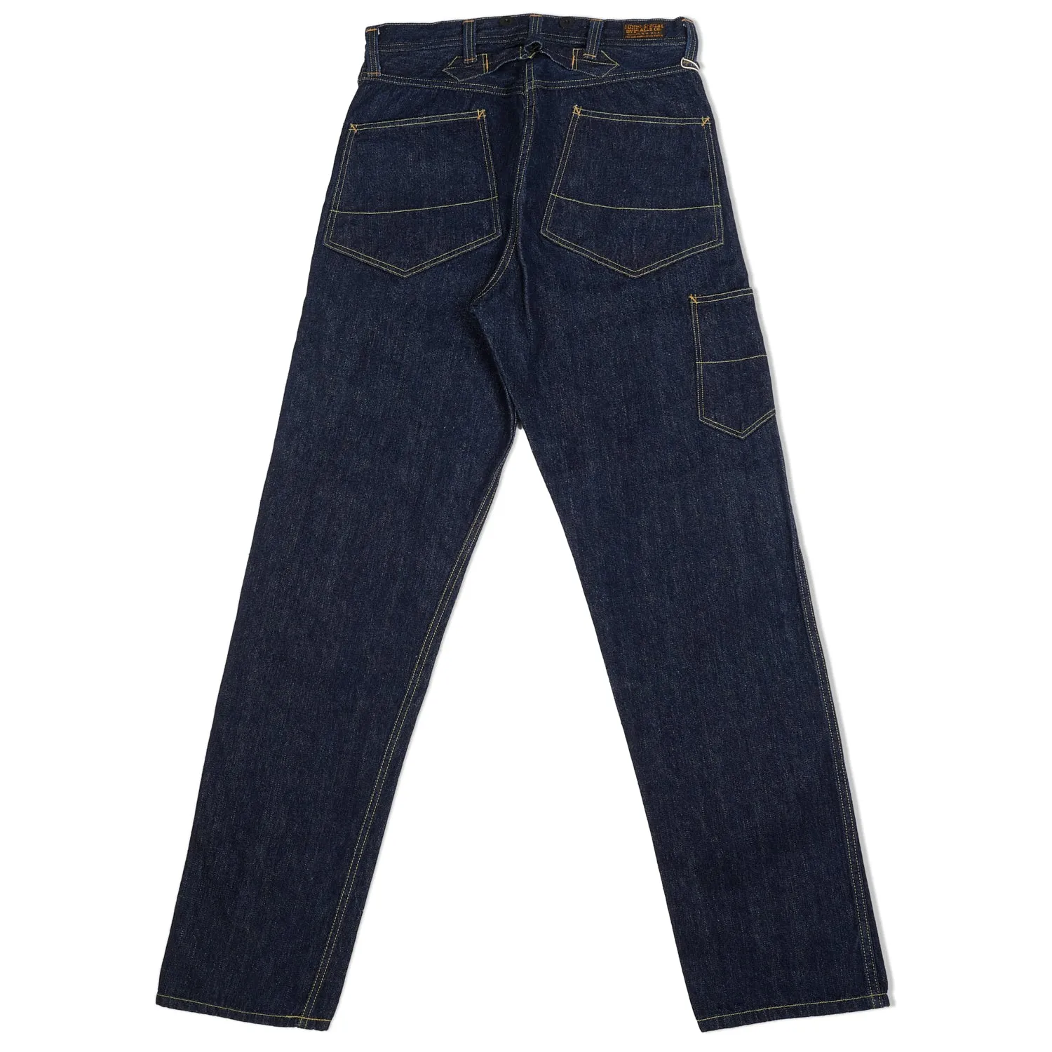 Freewheelers 2022004 'Bake Head' 14oz Denim Overall - Rinsed