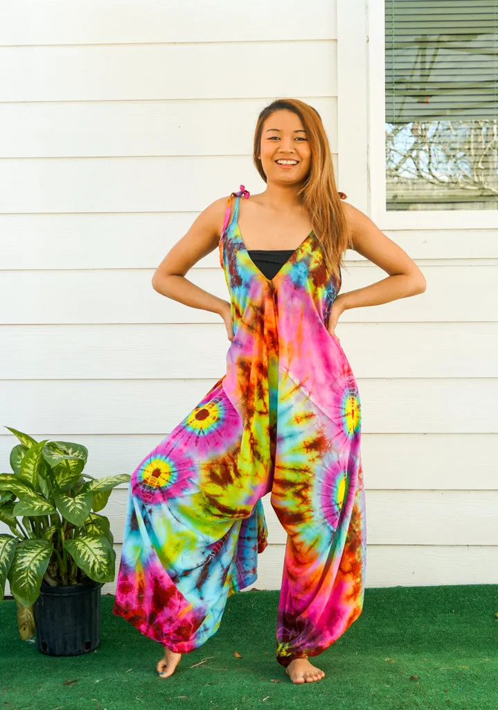 Hand Dyed Hippie Jumpsuit Romper