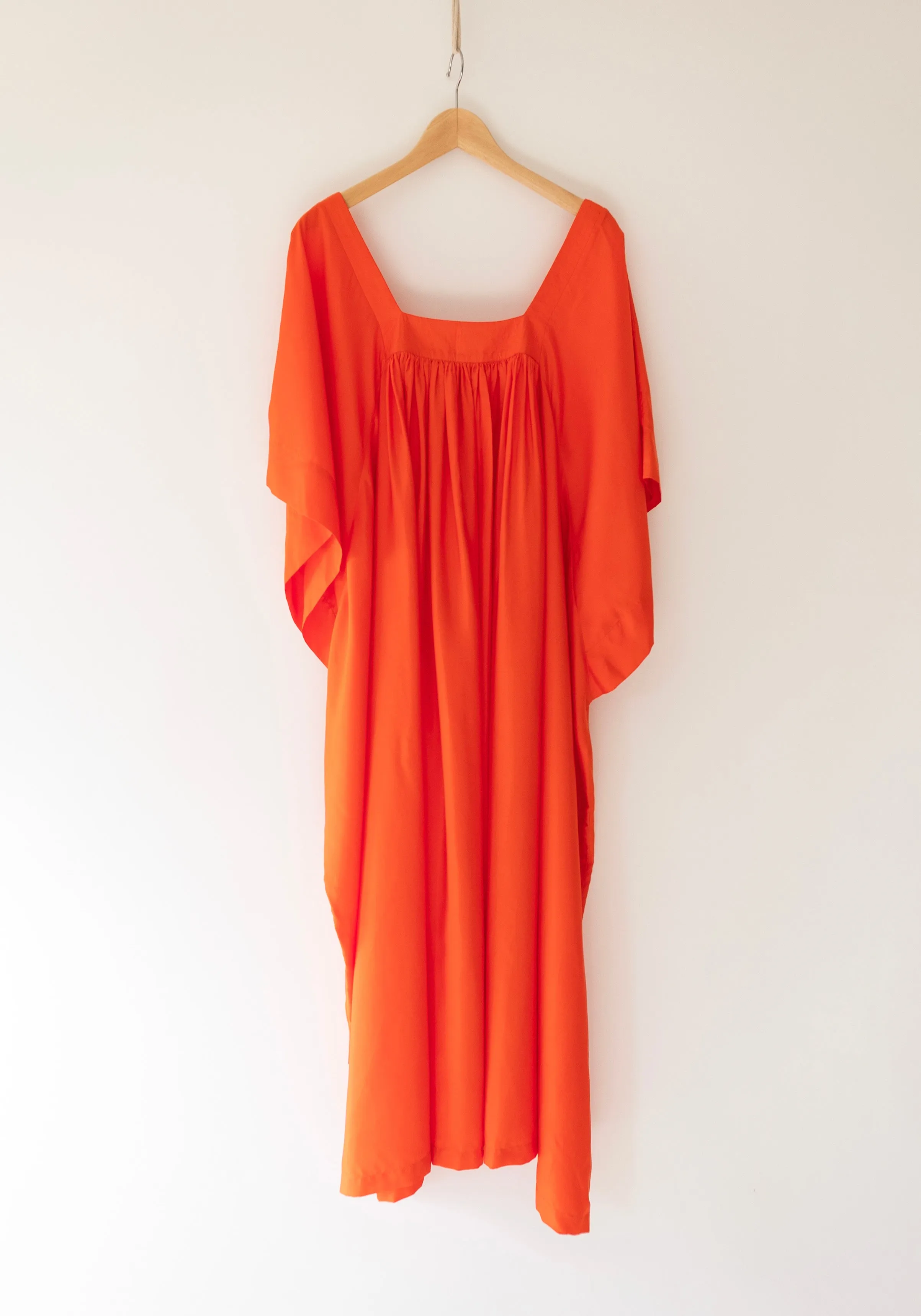 Hanoi Caftan Dress in Vermilion