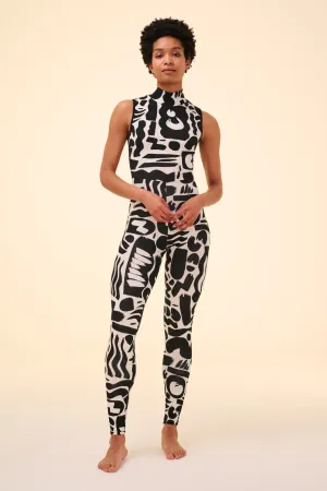 IRIS JUMPSUIT - FLOW PRINT