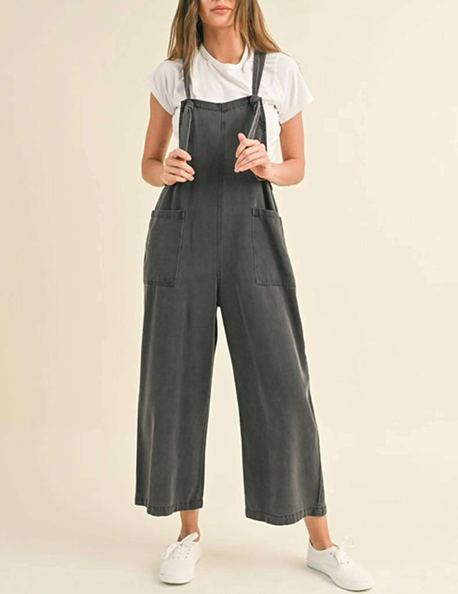 Julia Washed Tencel Overalls