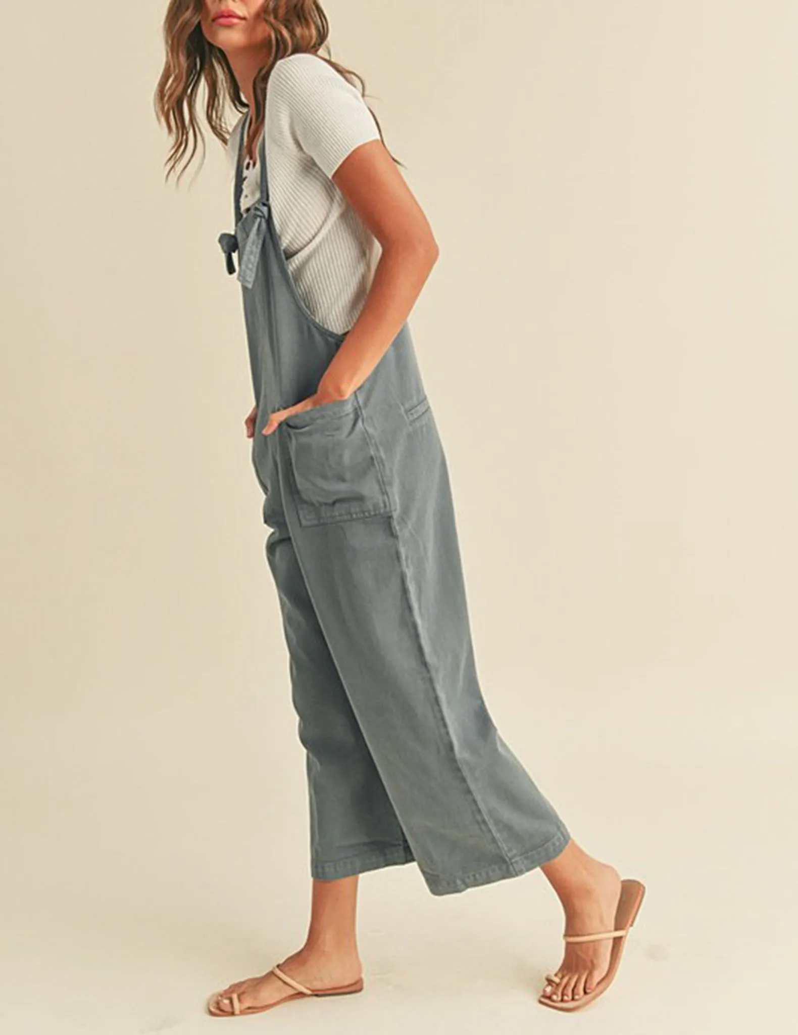 Julia Washed Tencel Overalls