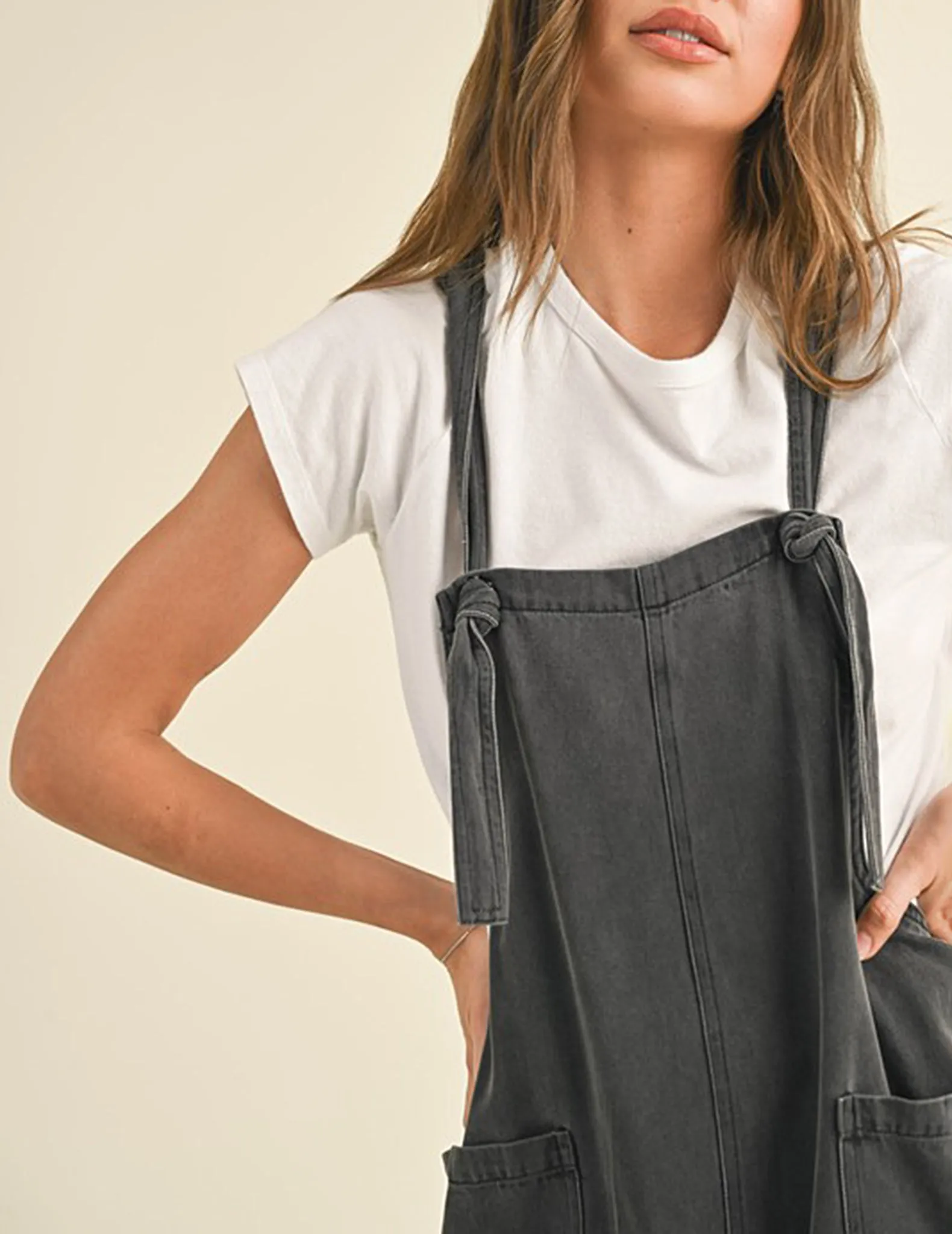 Julia Washed Tencel Overalls