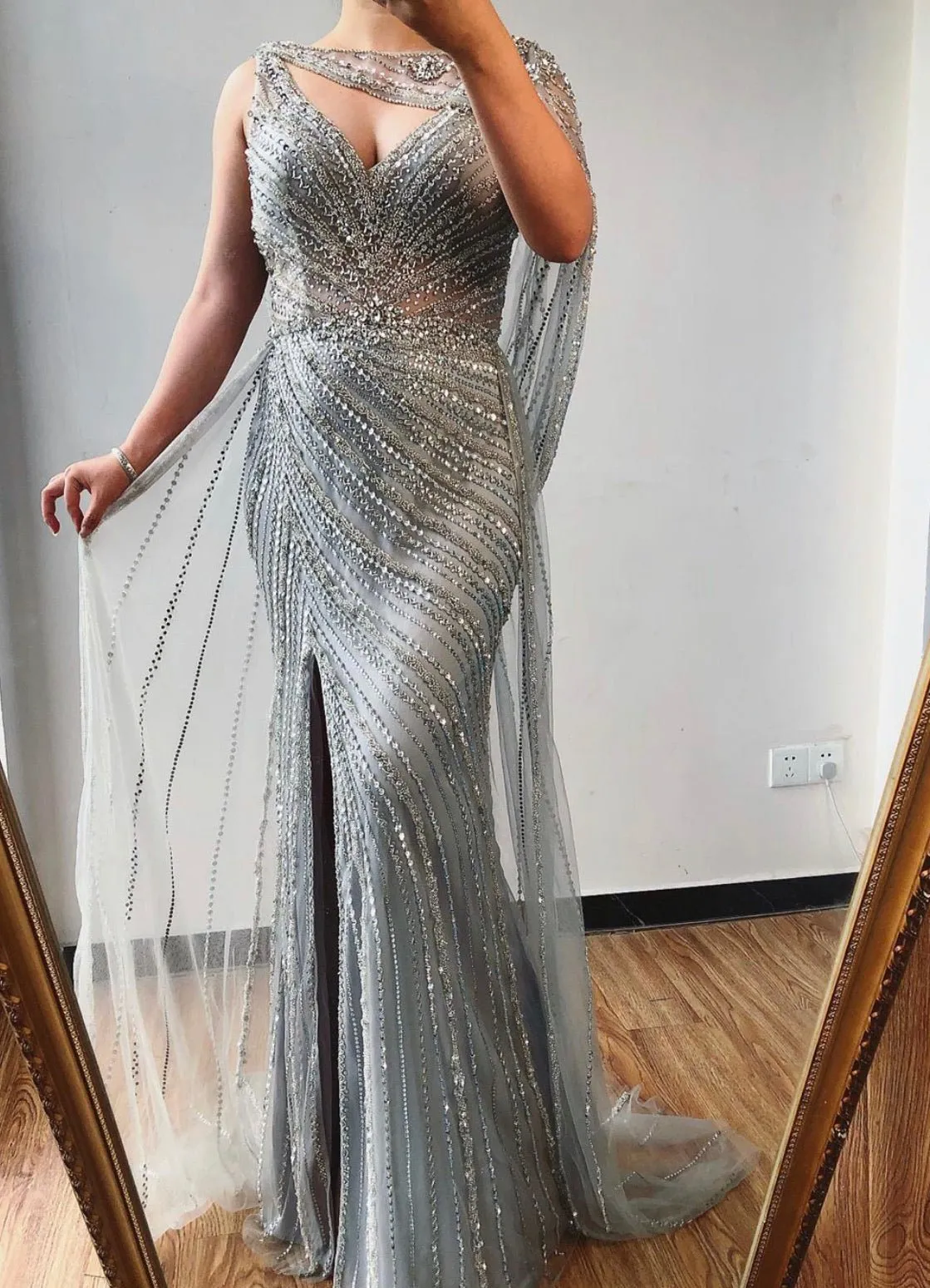 Kylie - Grey Maxi Dress