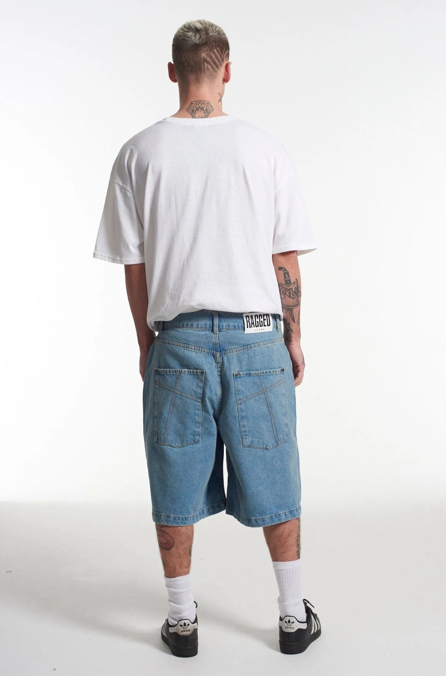 Skater Shorts Mid Blue