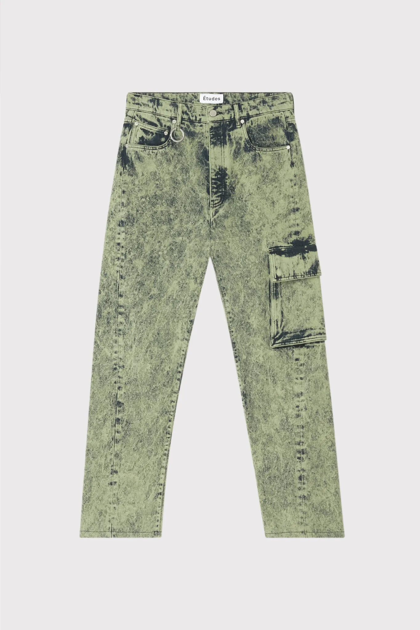 SURFACE DENIM ACID DYED OLIVE