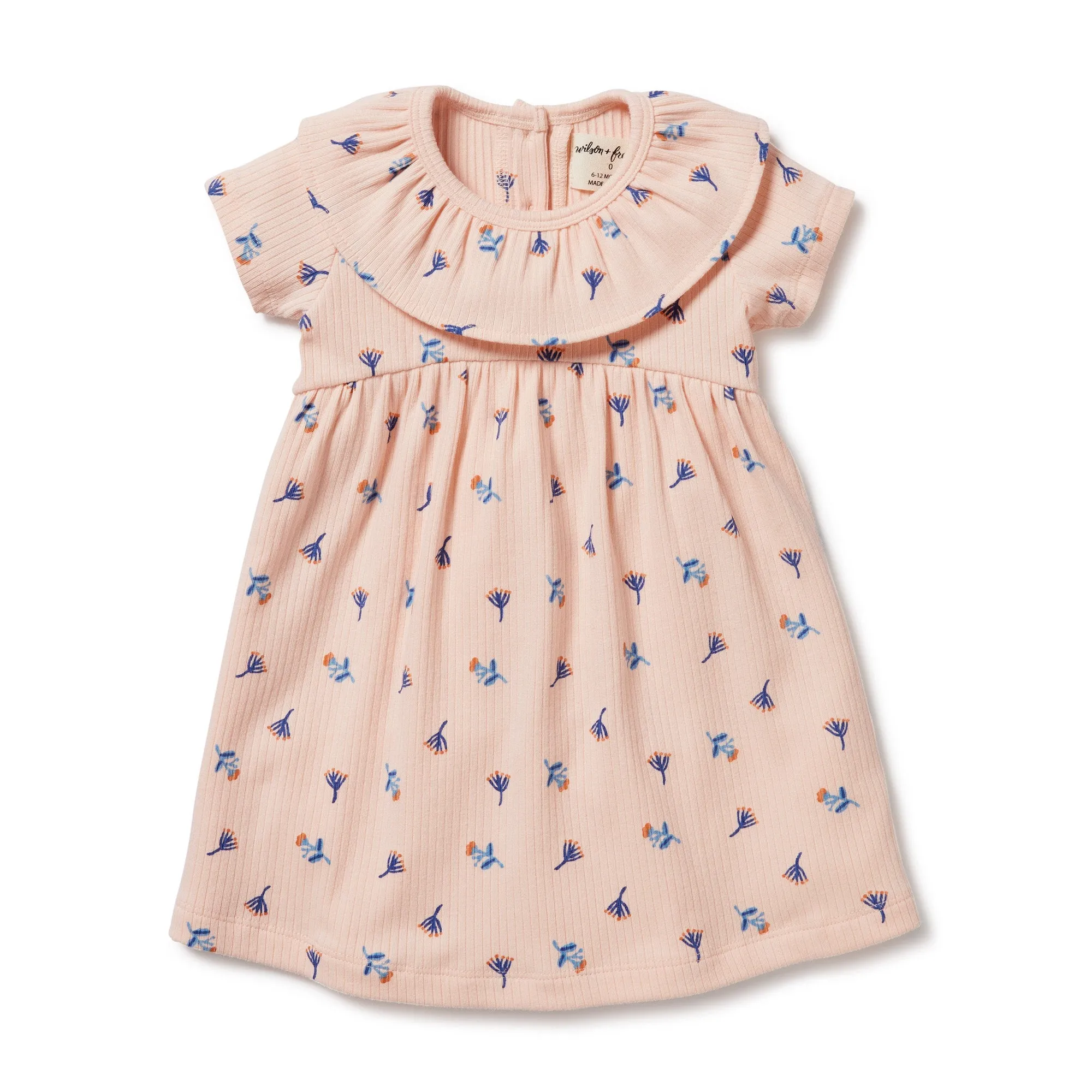 Wilson & Frenchy | Little Flower Organic Ruffle Dress