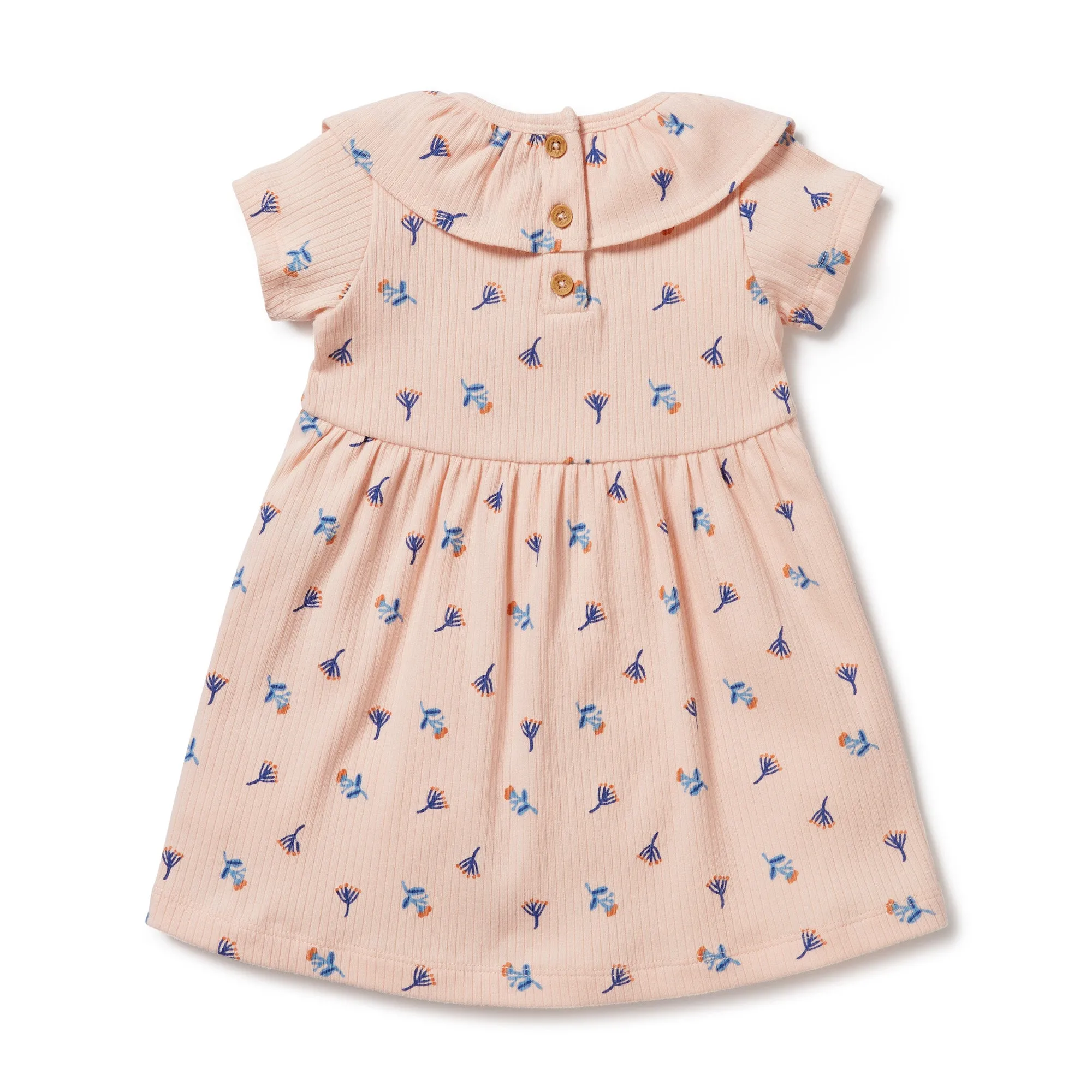 Wilson & Frenchy | Little Flower Organic Ruffle Dress