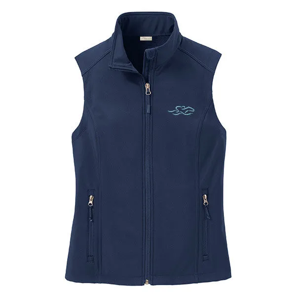 Womens Versatile Soft Shell Vest - Navy